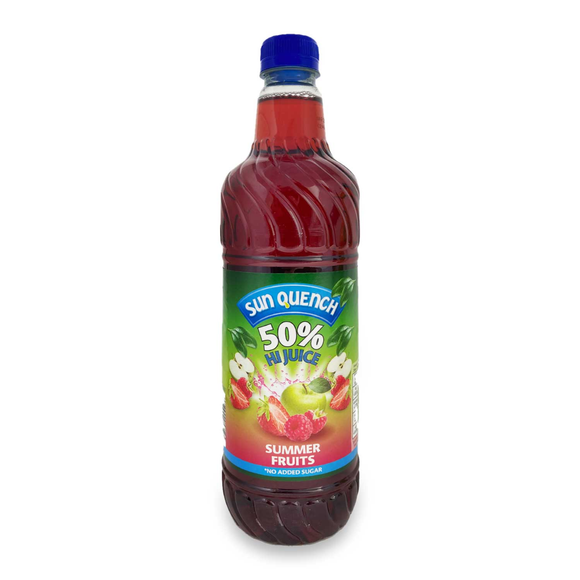 Sun Quench 50% High Juice Summer Fruits Squash 1l